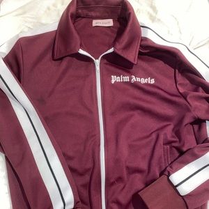 Palm angels track jack Burgundy Size Medium